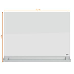 Nobo 1905265 Diamond Glass Magnetic Desktop Board 29137J