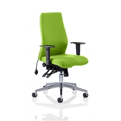 Onyx Posture Chair Swizzle Colour Without Headrest With Arm