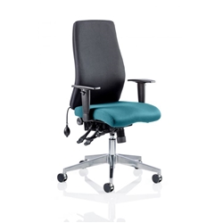 Onyx Posture Chair Without Aqua Headrest Bespoke Colour Sea