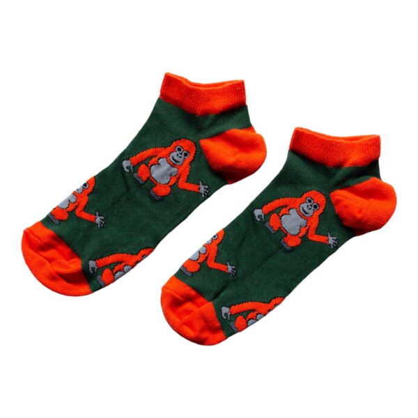 Orangutan Bamboo Trainer Socks | UK Adult 7 11