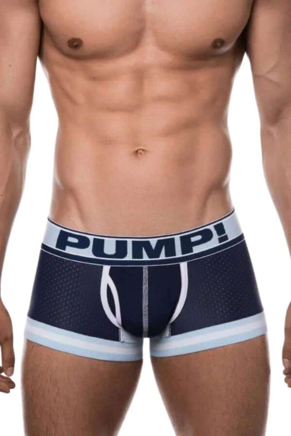 PUMP Blue Steel Touchdown Boxer with Elasticated Legs Blue NavyDark Blue CottonMesh XL