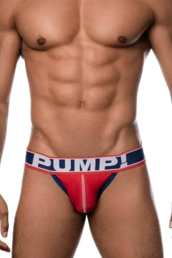 PUMP Underwear Fever Micro Mesh Jockstrap Red Nylon S