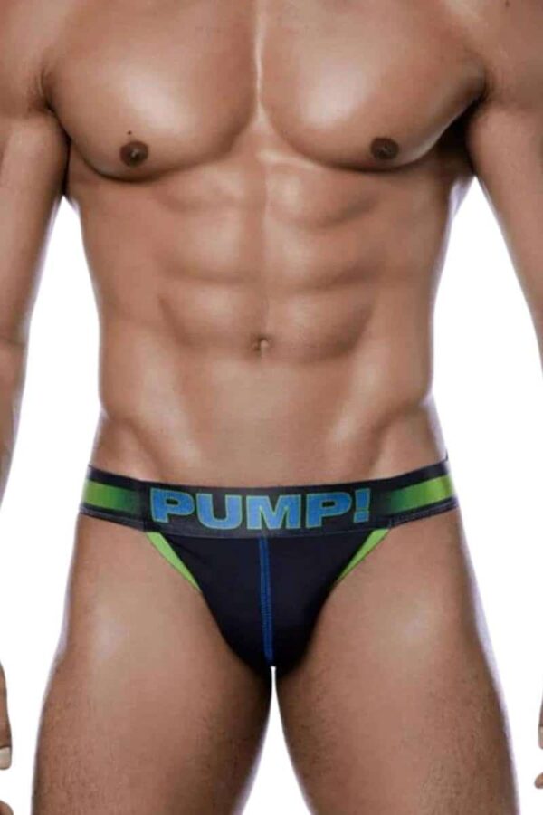 PUMP Underwear Play Tanga Brief Green CottonMesh L