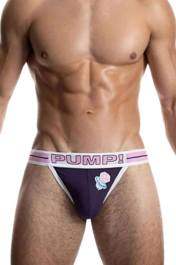 PUMP Underwear Space Candy Cotton Jockstrap Purple Cotton L