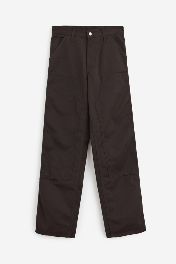 Pantalone DOUBLE KNEE in poliestere marrone