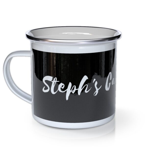 Personalised Enamel Mug | Camping Mugs | 10oz Enamel Mug | Add Your Own Photo | Hand Wash | ASDA photo