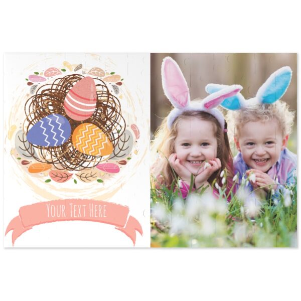 Personalised Jigsaw | Easter Egg Nest | 112 Pieces | Photo Jigsaw | Make Your Own Jigsaw | Easy To Create | Photo Gift | ASDA photo