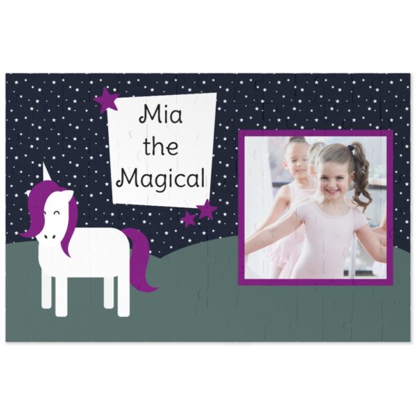 Personalised Jigsaw | Unicorn | 112 Pieces | Photo Jigsaw | Make Your Own Jigsaw | Easy To Create | Photo Gift | ASDA photo