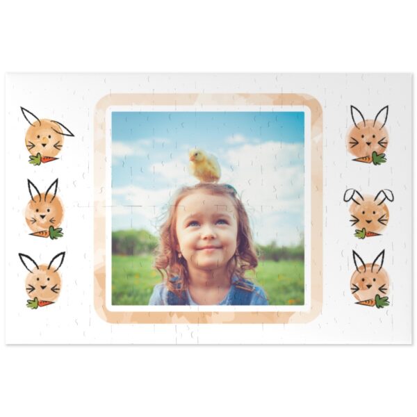 Personalised Jigsaw | Watercolour Bunnies | 266 Pieces | Photo Jigsaw | Make Your Own Jigsaw | Easy To Create | Photo Gift | ASDA photo