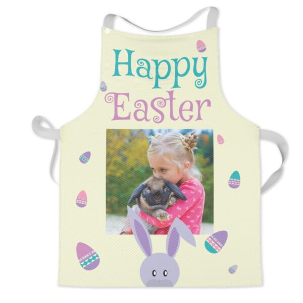 Personalised Kids Apron | Unicorn Day or Night Design | Childrens Photo Apron | Machine Washable | Quick Release Neck Straps | ASDA photo