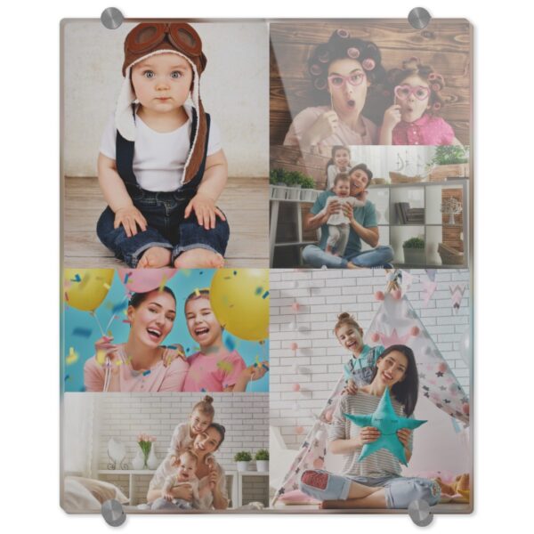 Photo Acrylic Prints | 10x12 | Acrylic Print | Boarderless Collage Design | Printed On Premium Acrylic Glass | Ready To Hang | ASDA photo