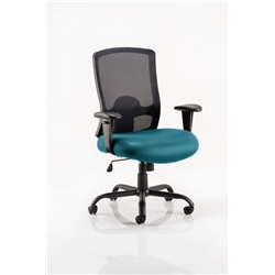 Portland HD Task Operator Chair Kingfisher Colour Seat With