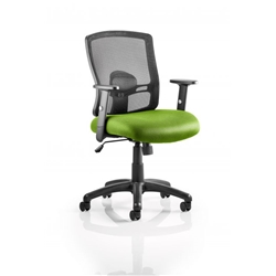 Portland Task Operator Chair Swizzle Colour Seat With Arms