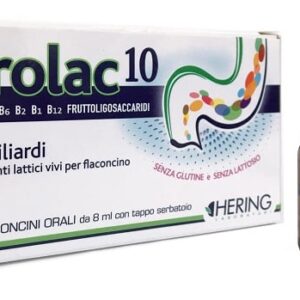 Prolac 10 fermenti lattici 15 miliardi 10 flaconcini hering srl