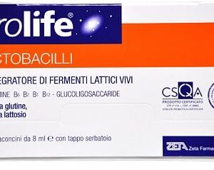 Prolife lactobacilli 10 flaconi 8 ml zeta farmaceutici spa