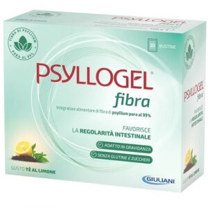 Psyllogel fibra te limone 20 bustine nathura spa a socio unico