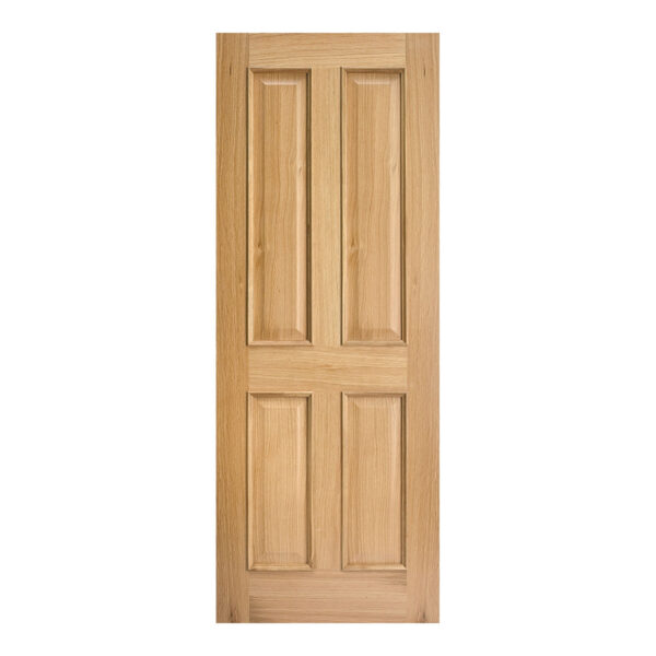 Regency 4P RM2S Unfinished Oak Internal Door Fire Door