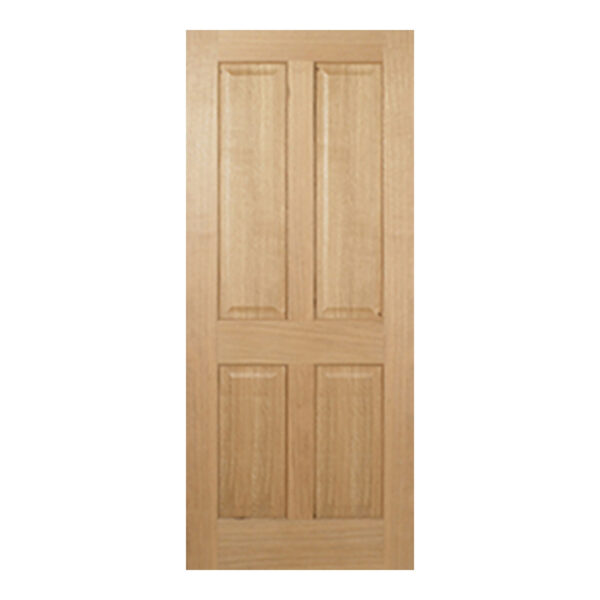 Regency 4P Unfinished Oak Internal Door Fire Door