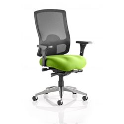 Regent Task Operator Chair Swizzle Colour Seat With Arms Re