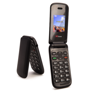 Returned Resale - TTfone Black TT140 with Mains Charger and Vodafone Pay As You Go