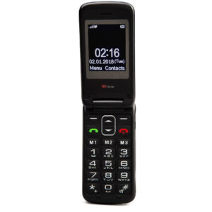 Returned Resale TTfone Nova TT650 No Dock Charger Black Giff Gaff