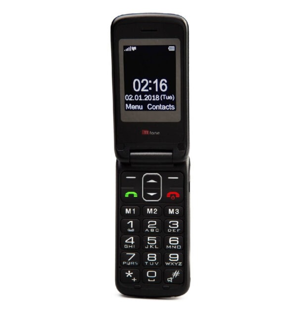 Returned Resale TTfone Nova TT650 No Dock Charger Black Giff Gaff