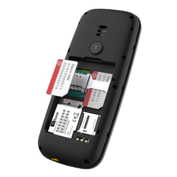 Returned Resale TTfone TT170 Black Dual SIM mobile with Mains Charger EE Pay As You Go