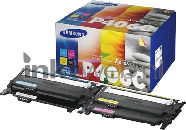 Samsung CLT P406C zwart en kleur