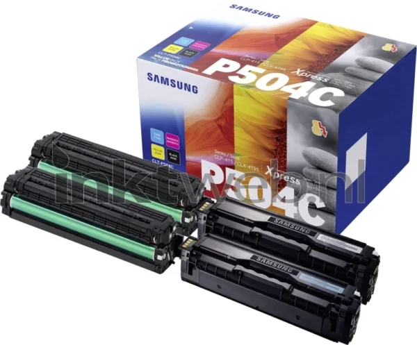 Samsung CLT P504C Rainbow kit zwart en kleur