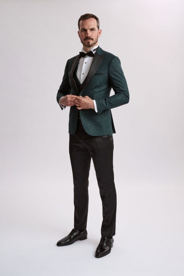 Santoro Milans Sparkle Three Piece Emerald Tux