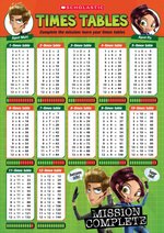 Scholastic Posters Times Tables Poster