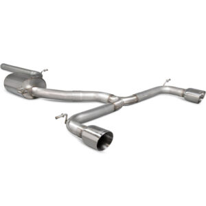 Scorpion Car Exhaust Cat Back System Non Resonated Polished Daytona VW Golf MK75 GTI TCR 2019 2020