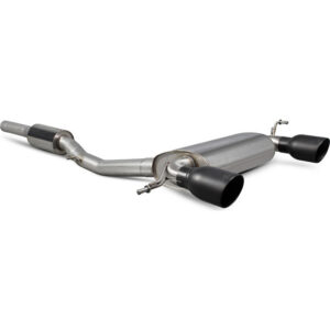 Scorpion Exhaust Cat Back Res Twin Daytona BLK Audi TT MK1 Quattro 180 225 BHP 1998 2006