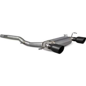 Scorpion Exhaust Cat Back Twin Daytona BLK Audi TT MK1 Quattro 32 V6 1999 2006