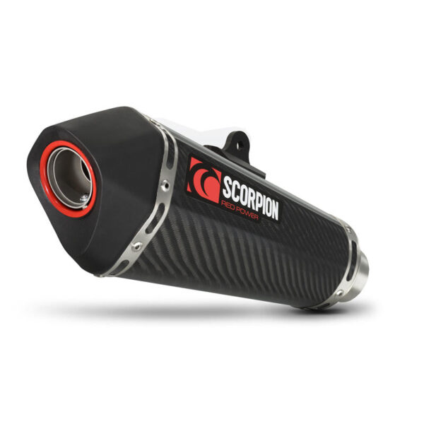 Scorpion Serket Taper Carbon Oval Exhaust Triumph Speed Triple 1050 2008 2010