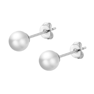 Silver Plated Shell Pearl Earrings