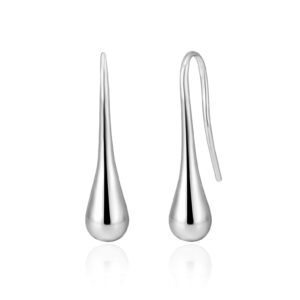 Silver Plated Teardrop Earrings