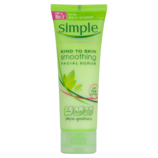 Simple Facial Scrub Smoothing