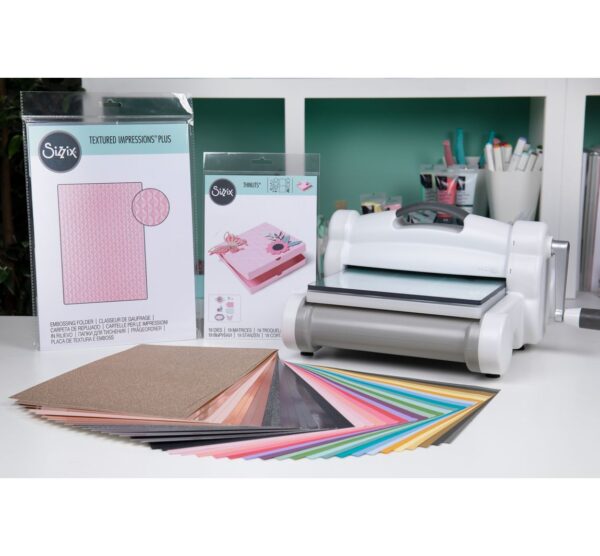 Sizzix Big Shot Plus White Gray Starter Kit