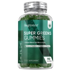 Super Greens Gummies 90 Gummies Ideal for Your Optimal Vitality WeightWorld UK