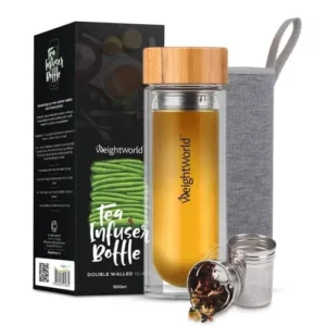 Tea infuser Bottle 500ml Tumbler for Tea Coffee Lovers Reusable Glass Travel Mug For Matcha Loose Leaf Tea Green Tea Fruit Infusion