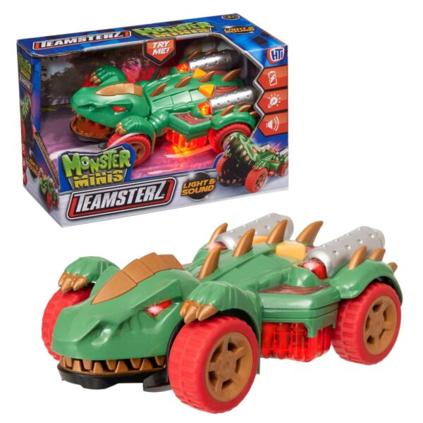 Teamsterz Monster Moverz Mini Dinosaur Car | Lights Sounds