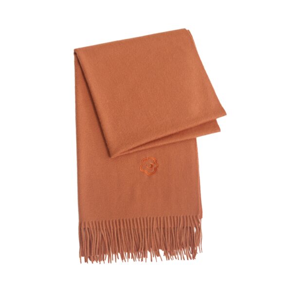 The Big Shawl Oversized Cashmere Wrap Caramel