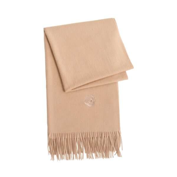 The Big Shawl Oversized Cashmere Wrap Light Tan