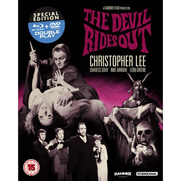 The Devil Rides Out Double Play Blu Ray and DVD