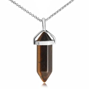 Tigers Eye Genuine Gemstone Necklace