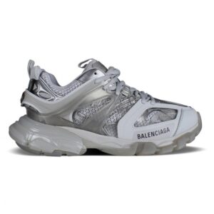 Track Sneakers Clear Sole Grey