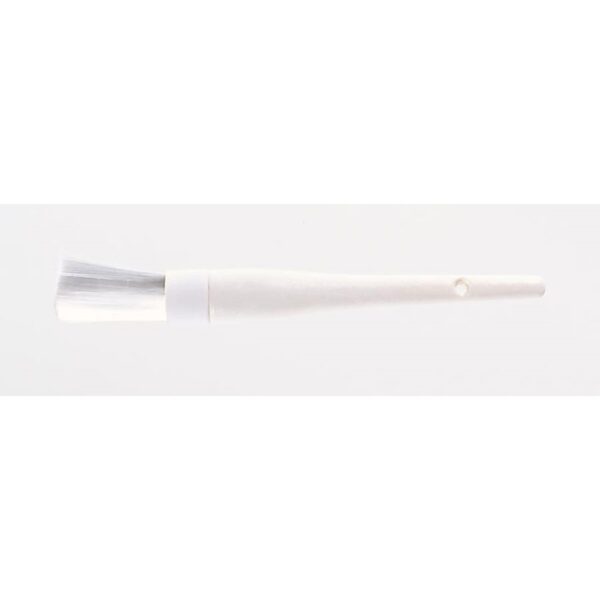 Tucel White 1in Round Low Heat Pastry Brush