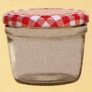 UWO Wolf Pack of 6 x 235ml Tapered Preserving Jars with Red Lids