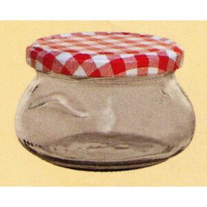 UWO Wolf Pack of 6 x 250ml Bulb Preserving Jars with Red Lids